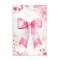 Stupell Industries Whimsical Floral Bow Pink & Beige Wall Plaque, design by Creative Studio